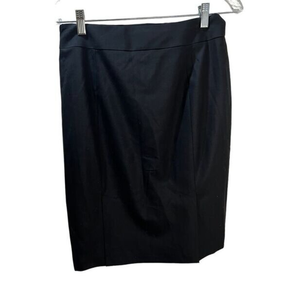 NWOT‎ Banana Republic Mini Pencil Black Skirt Size 2 - Picture 2 of 7